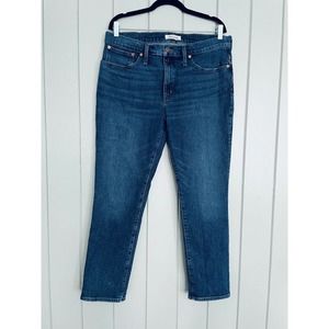 Madewell Tomboy Straight Jeans 31 Chaseley Blue
